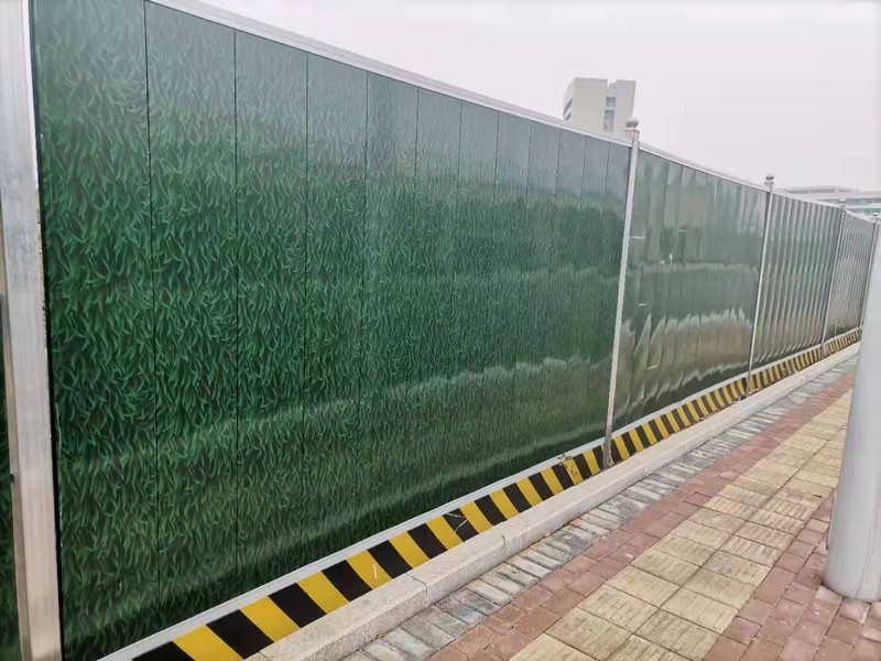 皂市镇小草彩钢围挡